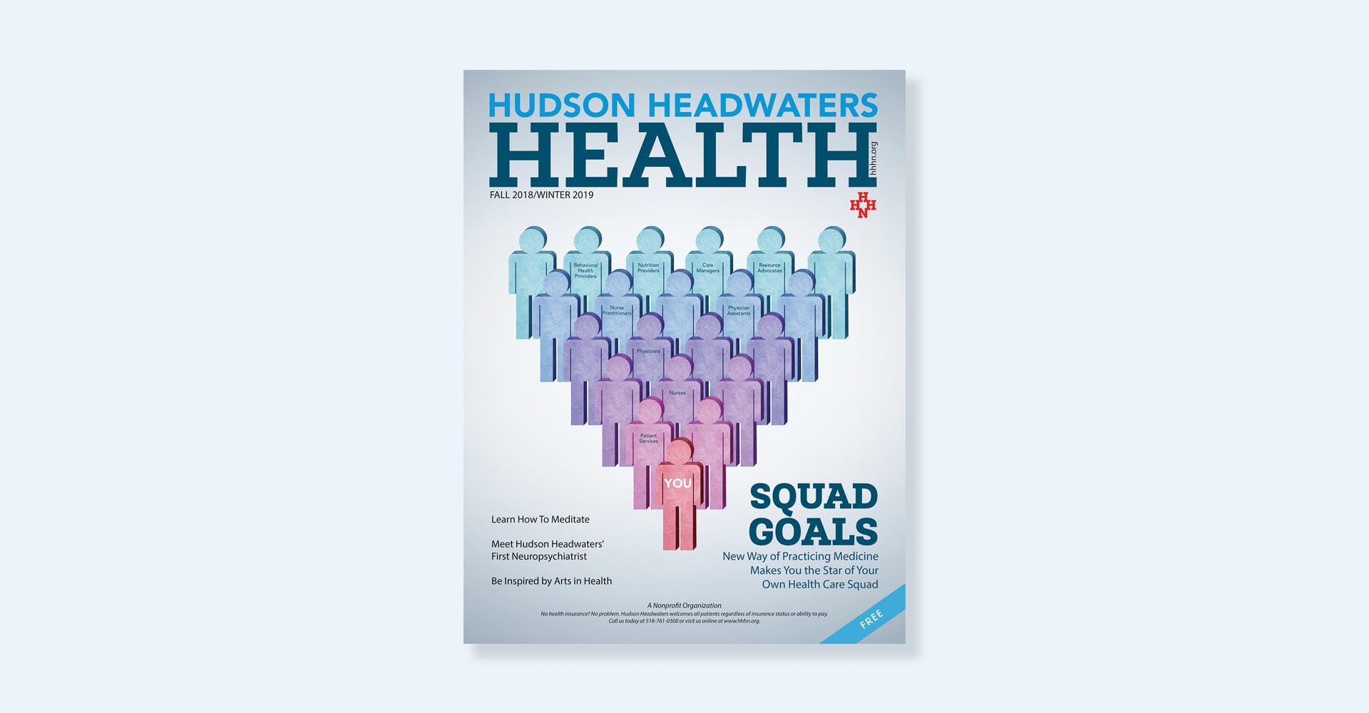 Fall/Winter 2018 Hudson Headwater Health Magazine cover