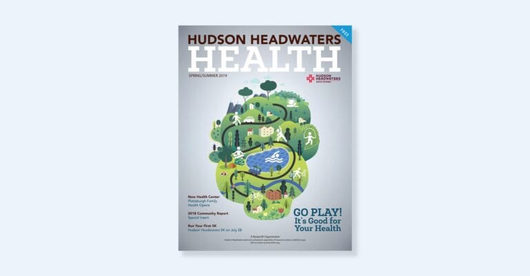Spring/Summer 2019 Hudson Headwater Health Magazine cover