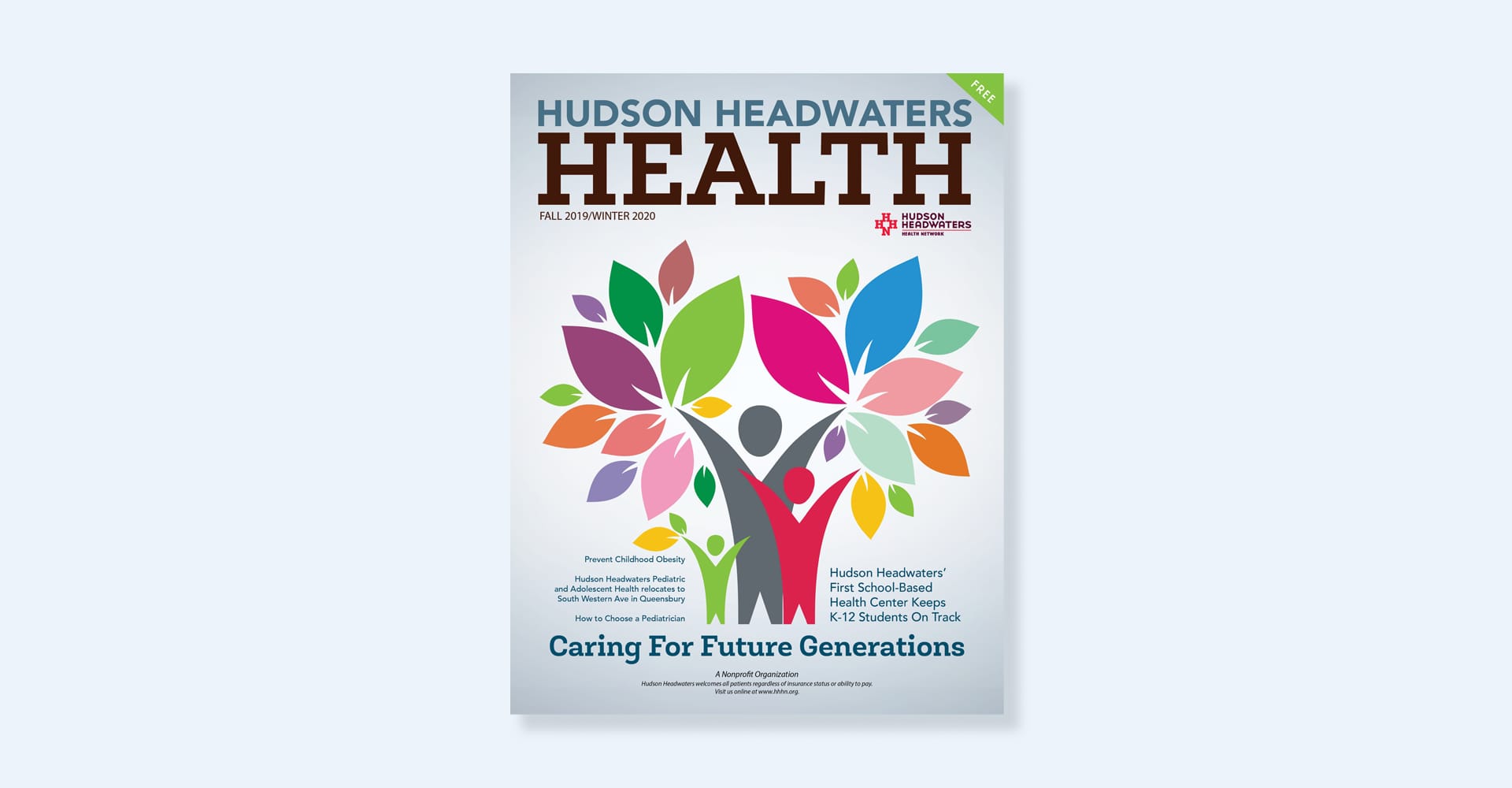 Fall/Winter 2019 Hudson Headwater Health Magazine cover