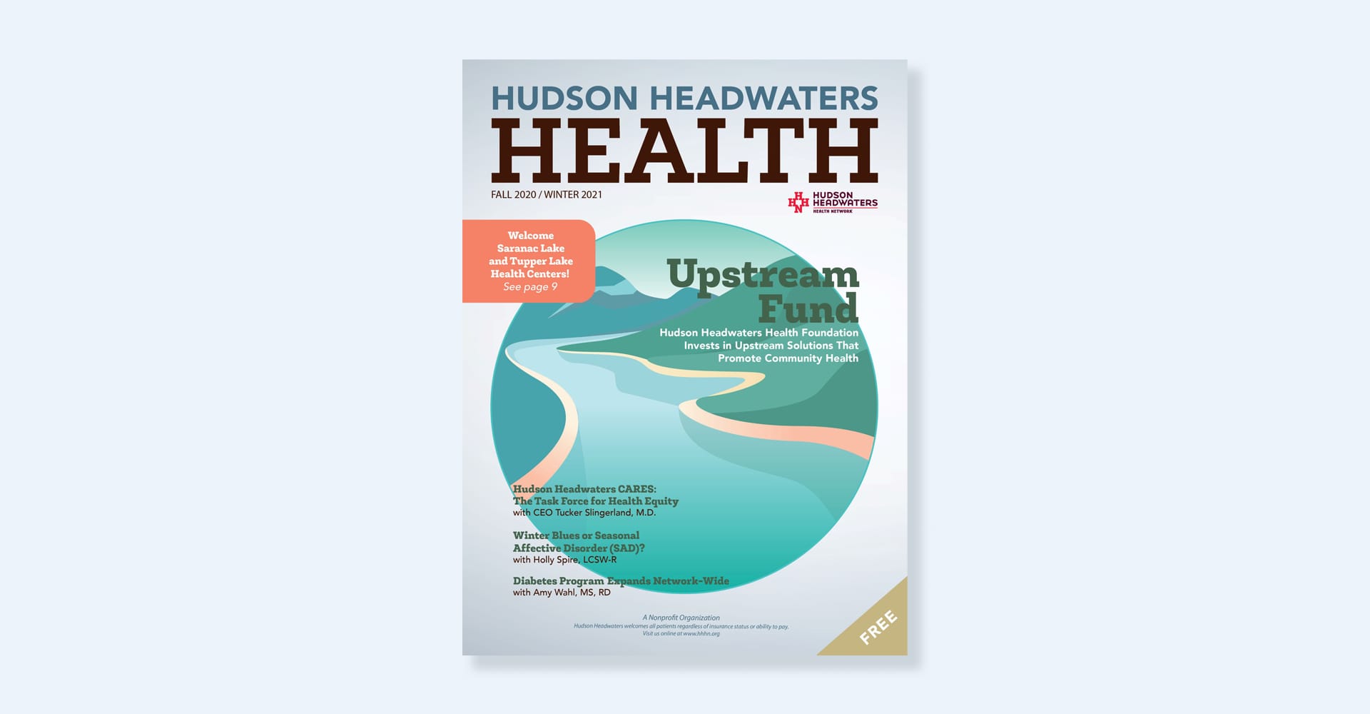 Fall/Winter 2020 Hudson Headwater Health Magazine cover