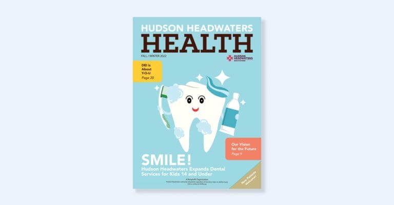 Fall/Winter 2022 Hudson Headwater Health Magazine cover