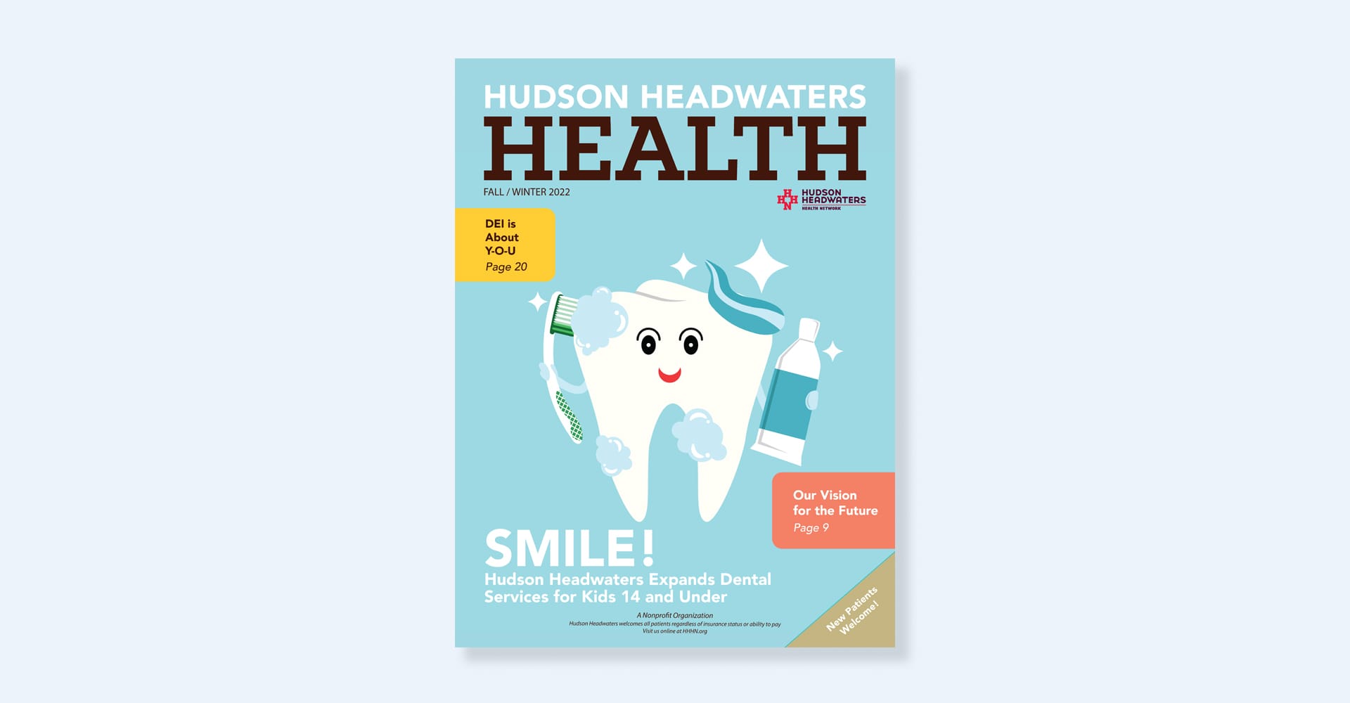 Fall/Winter 2022 Hudson Headwater Health Magazine cover