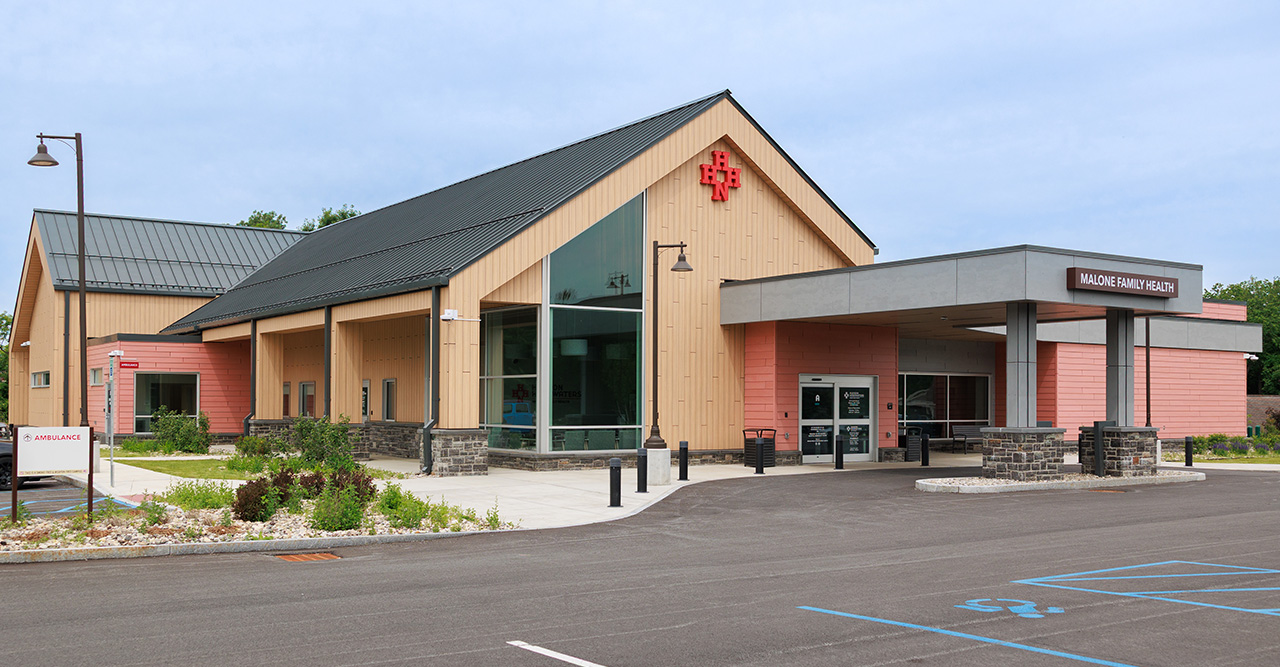 Exterior of Malone Family Health