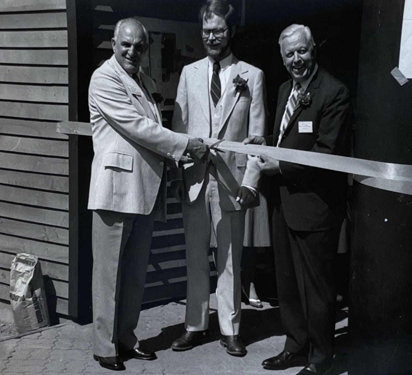 Hudson Headwaters founder John Rugge at a ribbon cutting ceremony