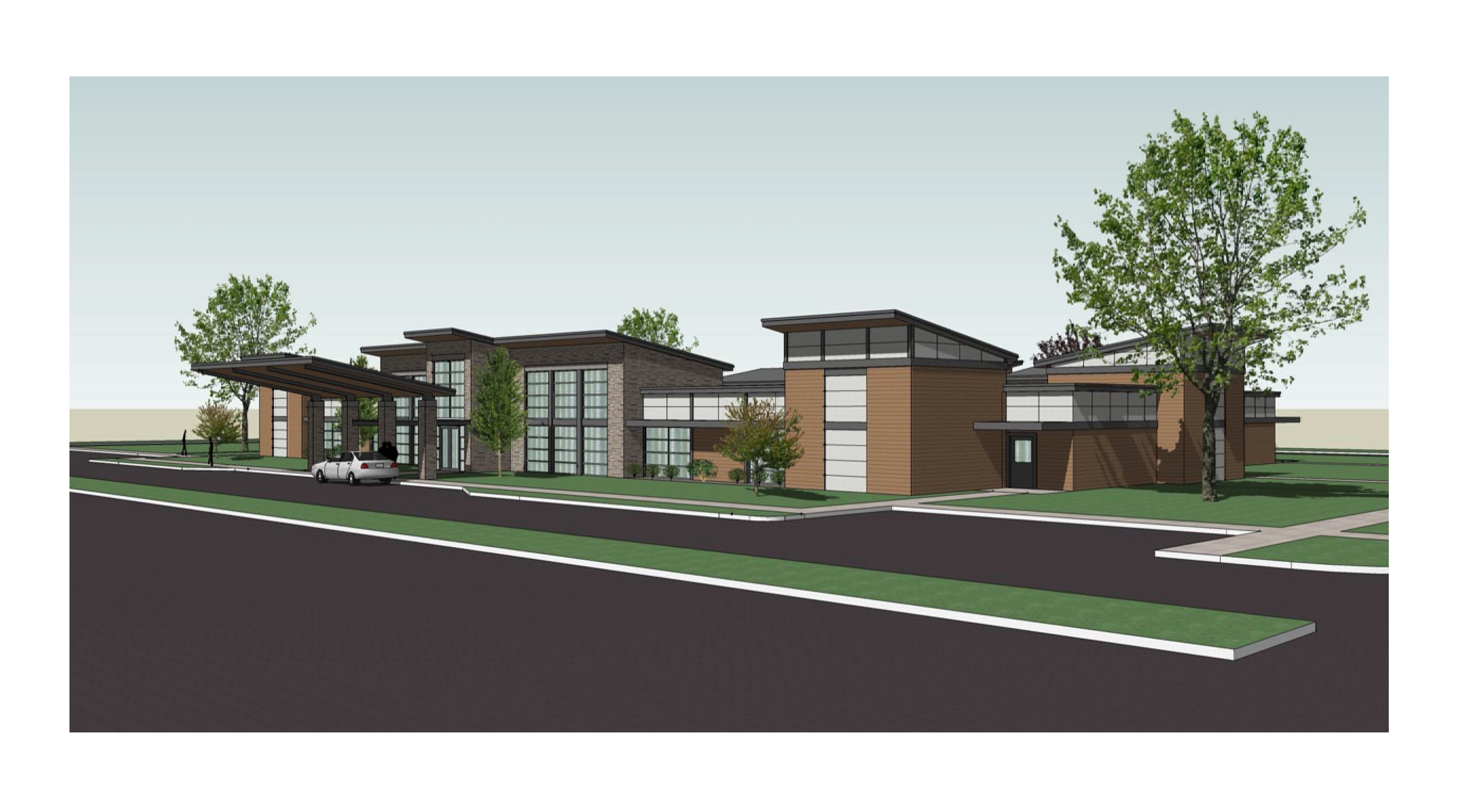Champlain New Center Rendering