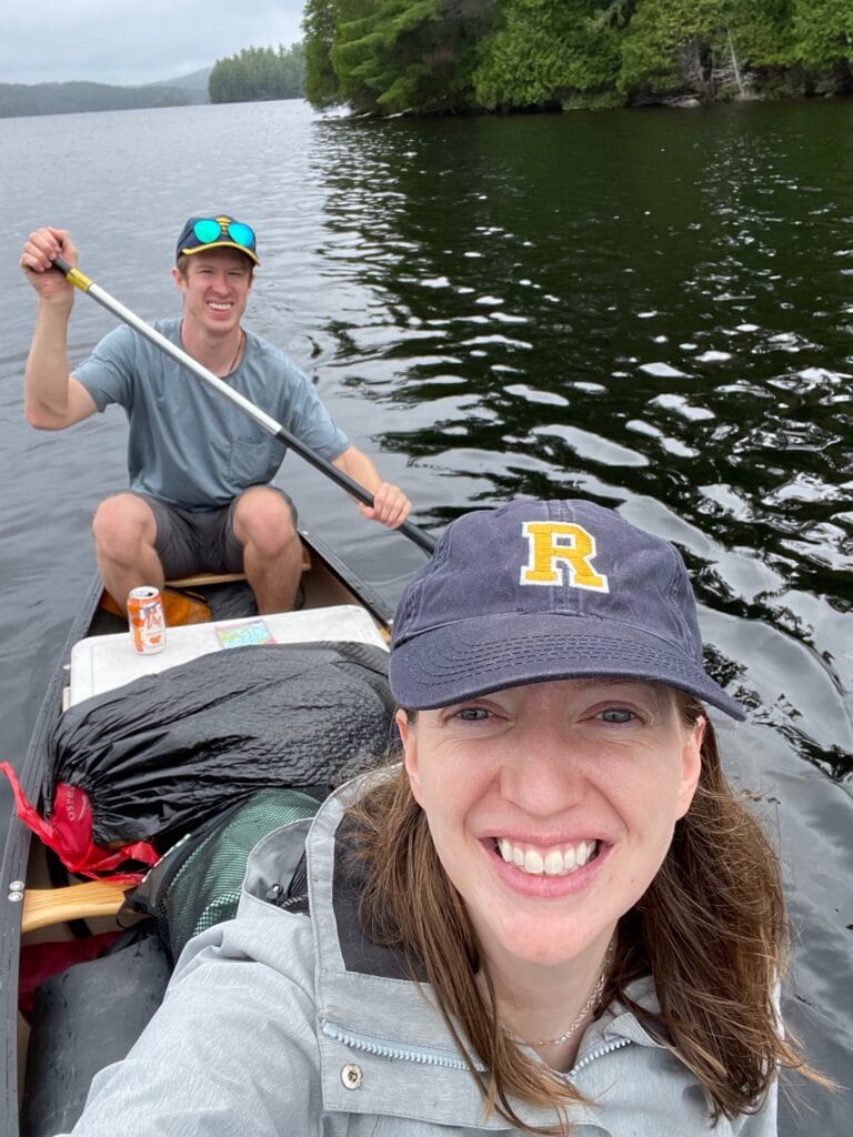 Daniel Farrell, M.D. canoeing