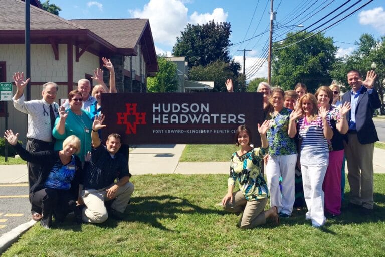 Fort Edward-Kingsbury Health Center and Friends Receive New Sign