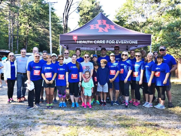 Run for Fun race participants posing for photo