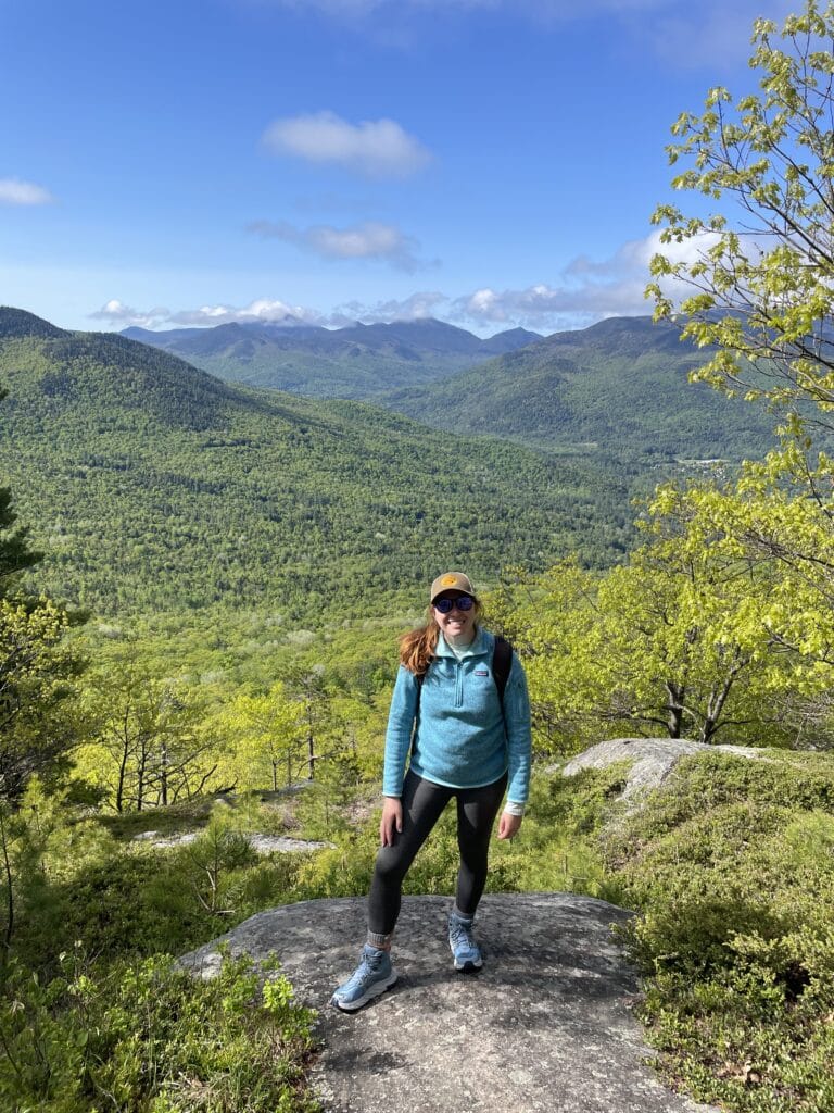 Kerrianne Belline-Mueller, PA-C on a hike