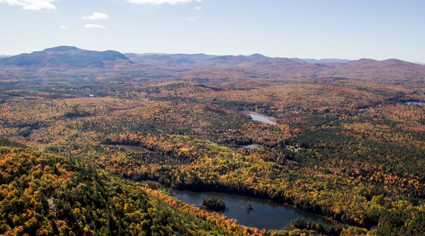 A scenic view of the Hudson Headwaters region