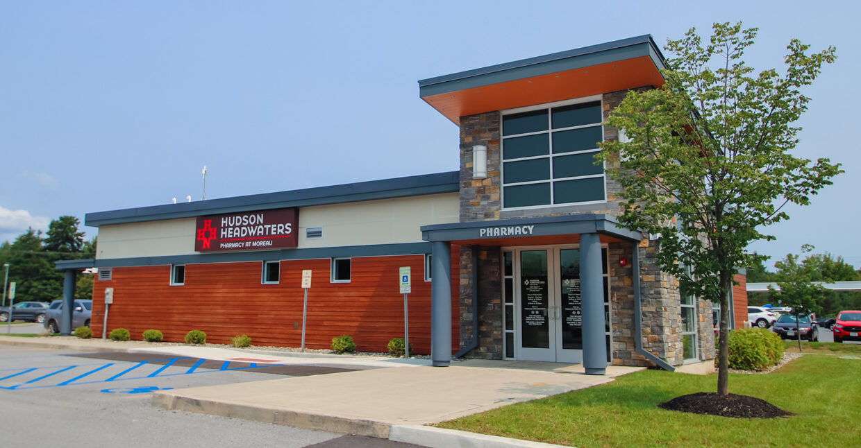 Exterior of Hudson Headwaters Pharmacy at Moreau