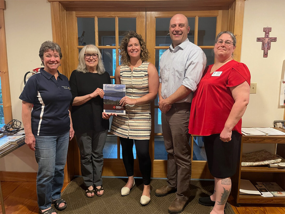 Hudson Headwaters presenting the Rotary Club of Chestertown with an Upstream Fund Grant