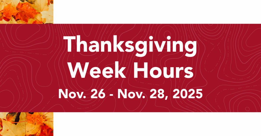 Thanksgiving Week Hours Banner