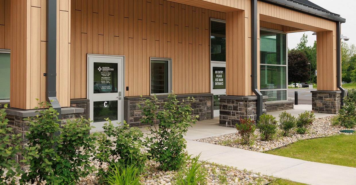 Exterior Pharmacy at Malone entrance