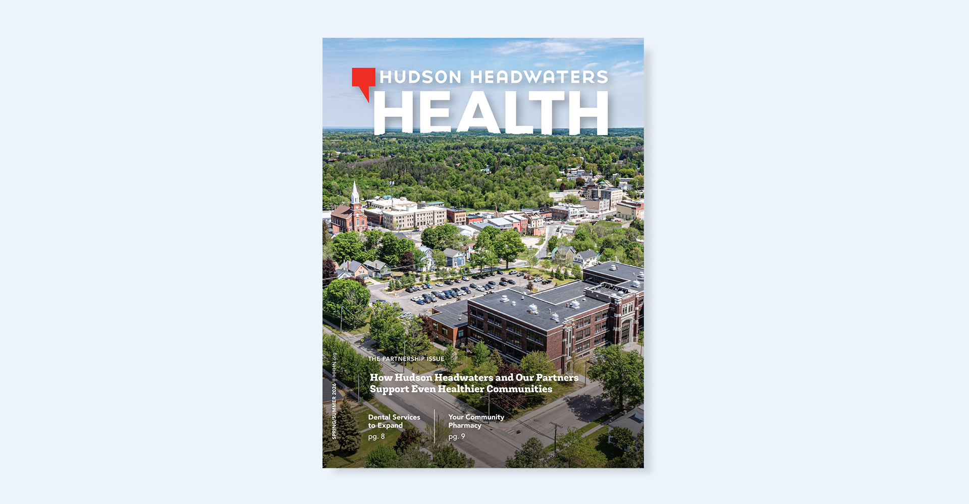 Cover of the Spring/Summer 2026 issue of Hudson Headwaters Health