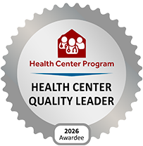 Health Center Quality Leader 2026 Awardee silver badge